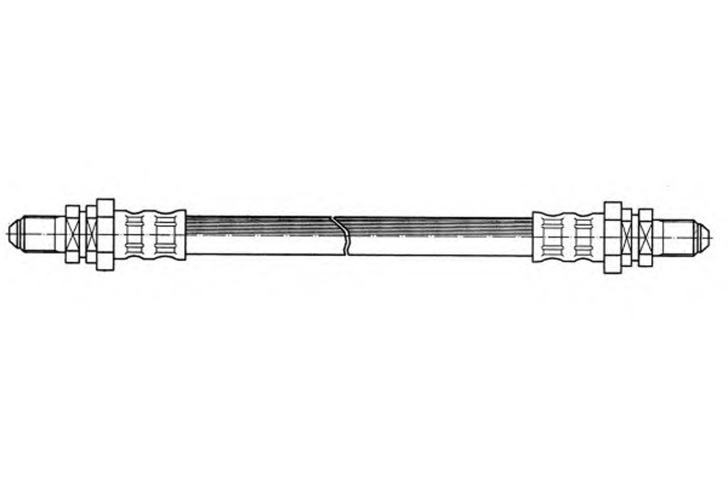 Шланг тормозной FERODO FHY2032