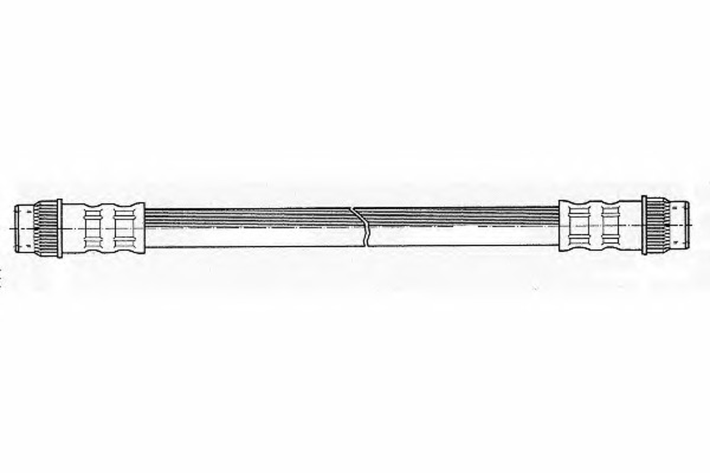 Шланг тормозной FERODO FHY2034