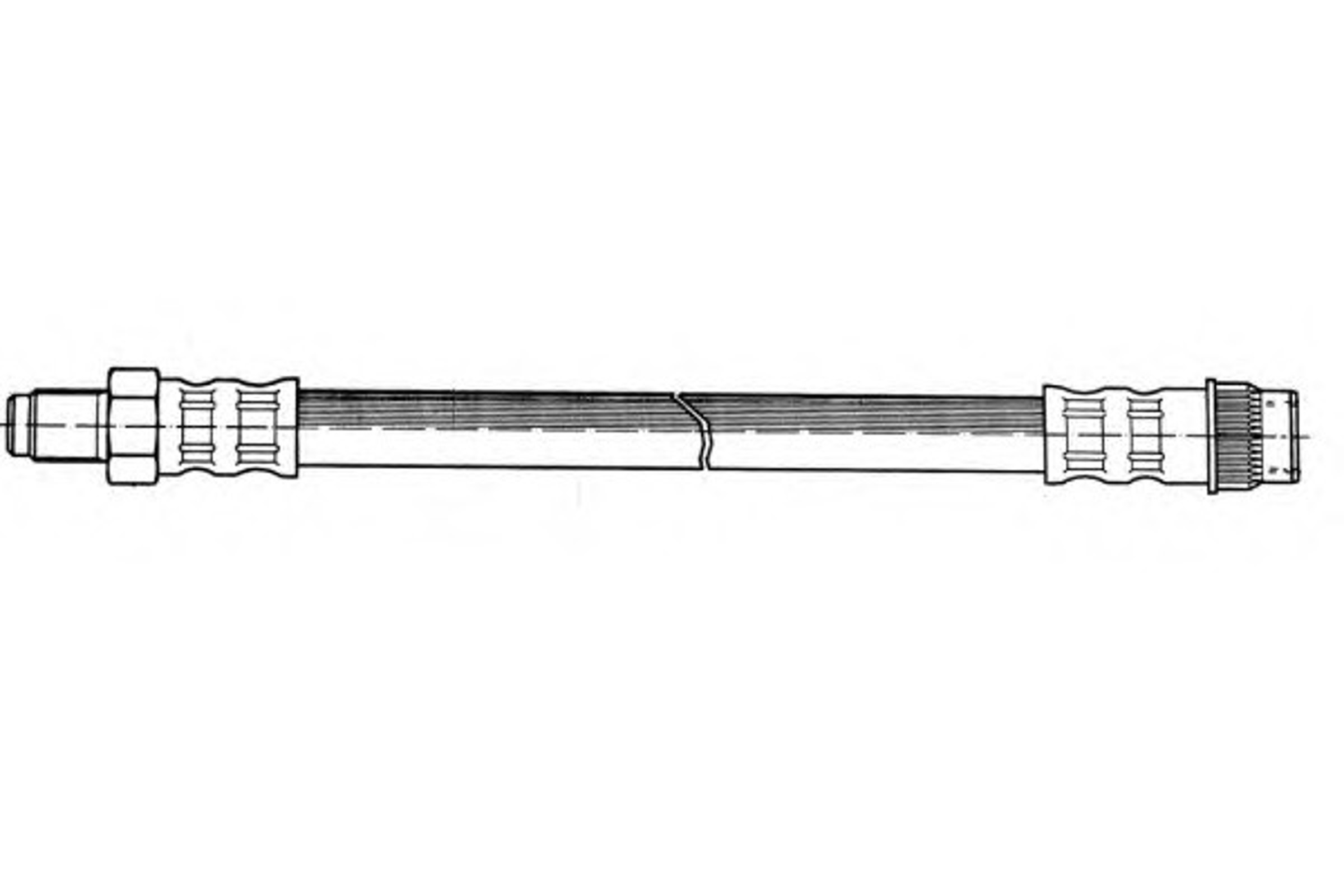 Шланг тормозной FERODO FHY2036