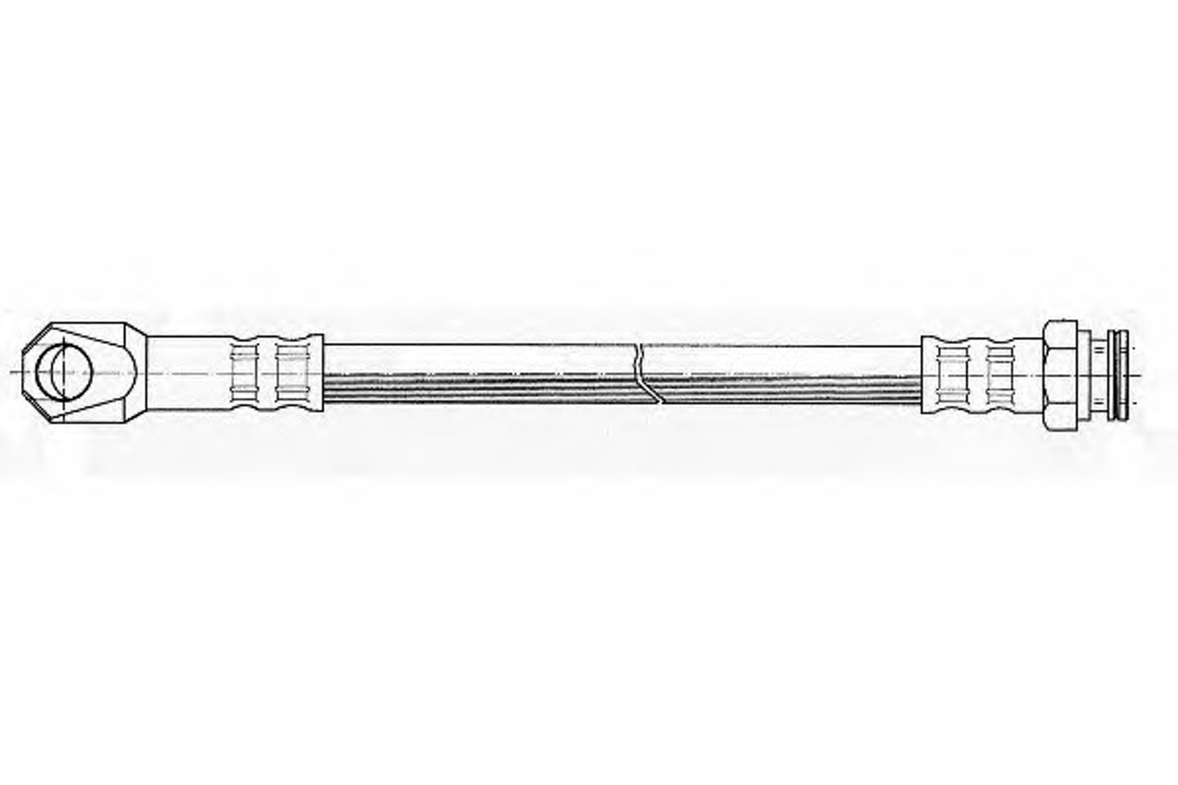 Шланг тормозной FERODO FHY2065