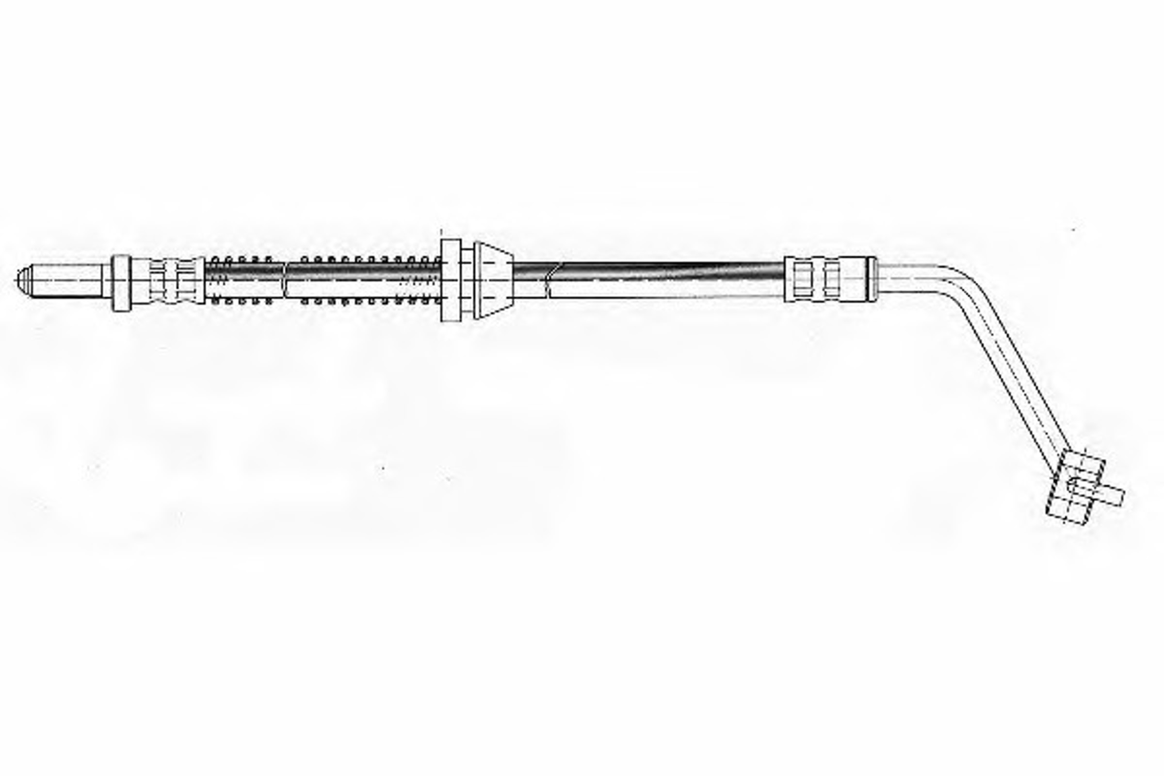Шланг тормозной FERODO FHY2081