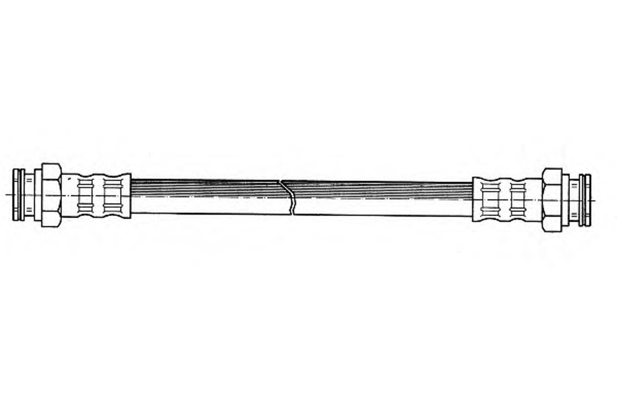 Шланг тормозной FERODO FHY2125