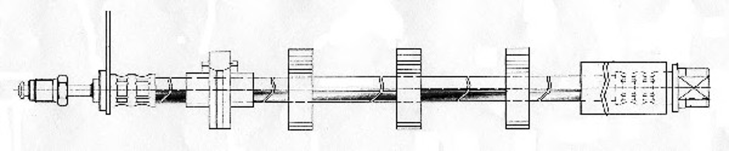 Шланг тормозной FERODO FHY2198