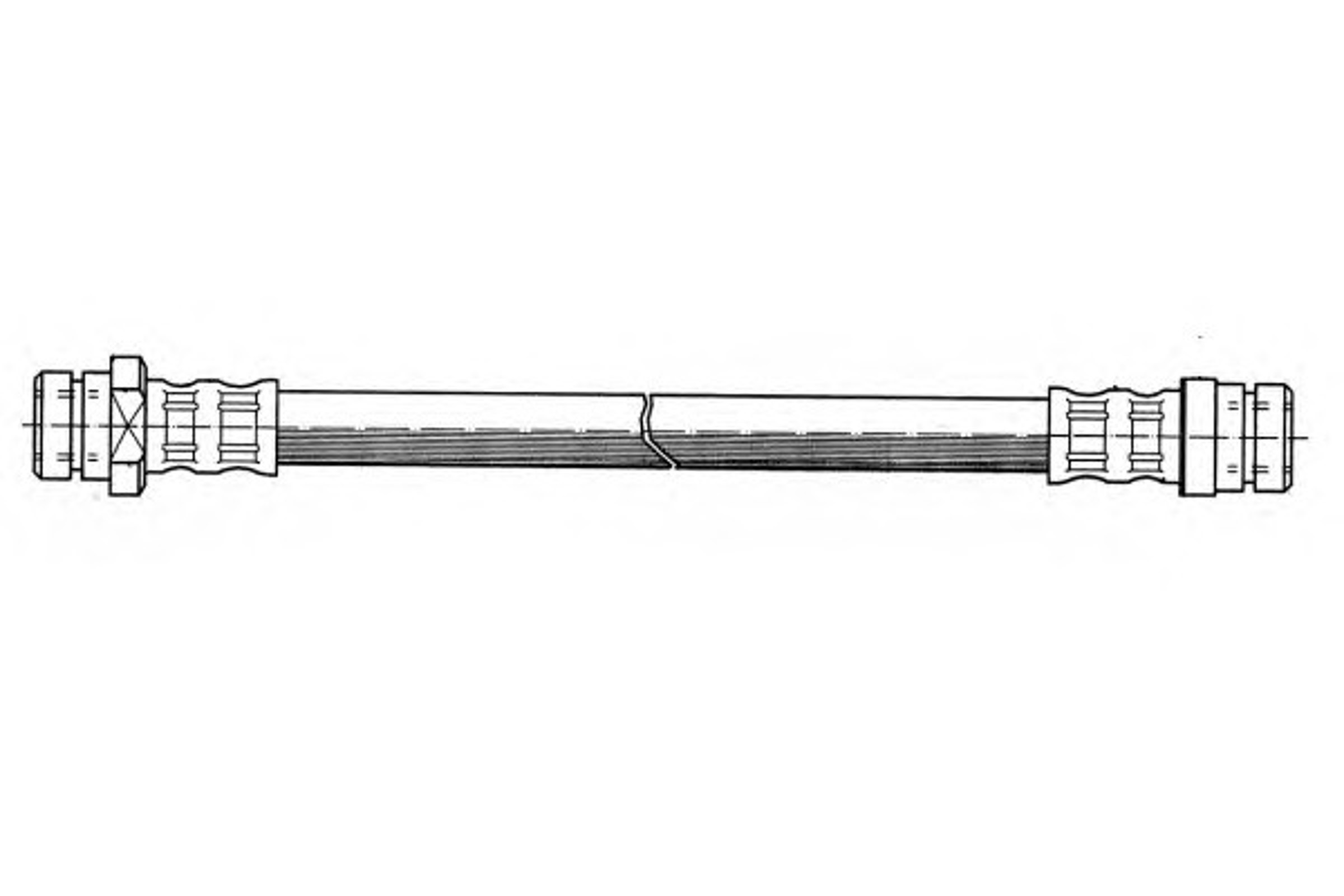 Шланг тормозной FERODO FHY2327