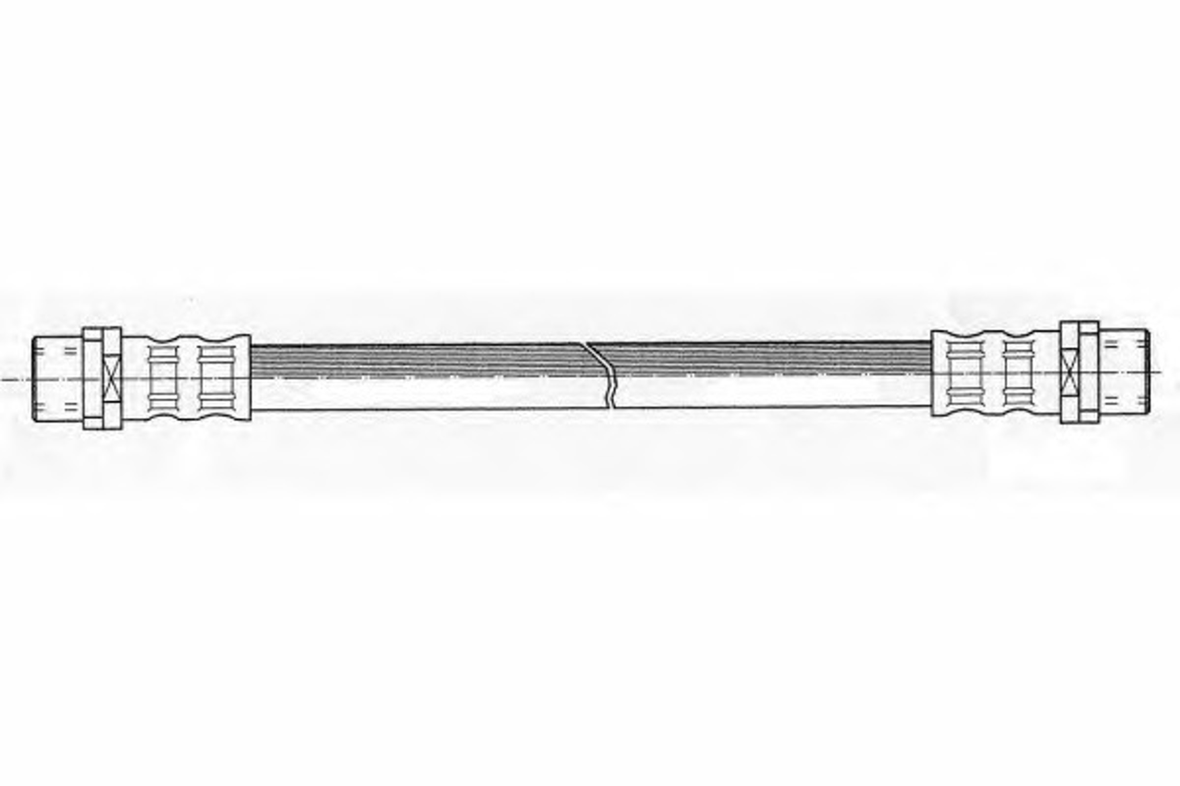 Шланг тормозной FERODO FHY2414
