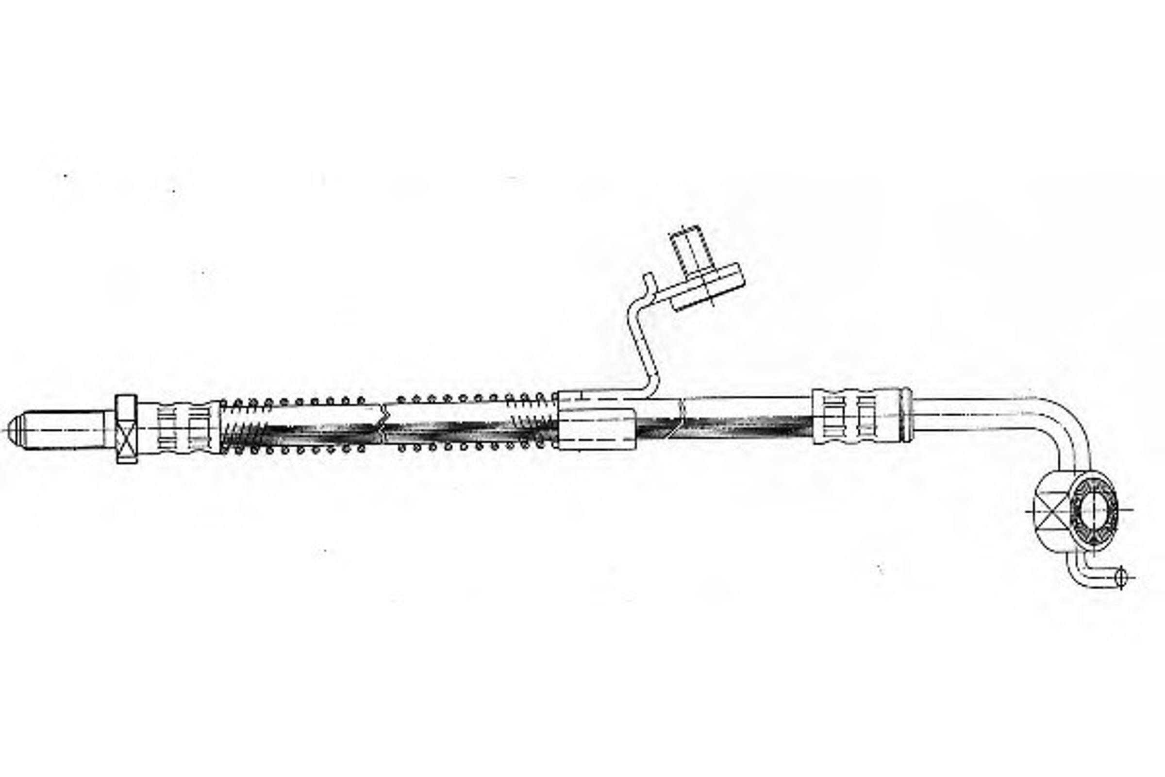 Шланг тормозной FERODO FHY2425