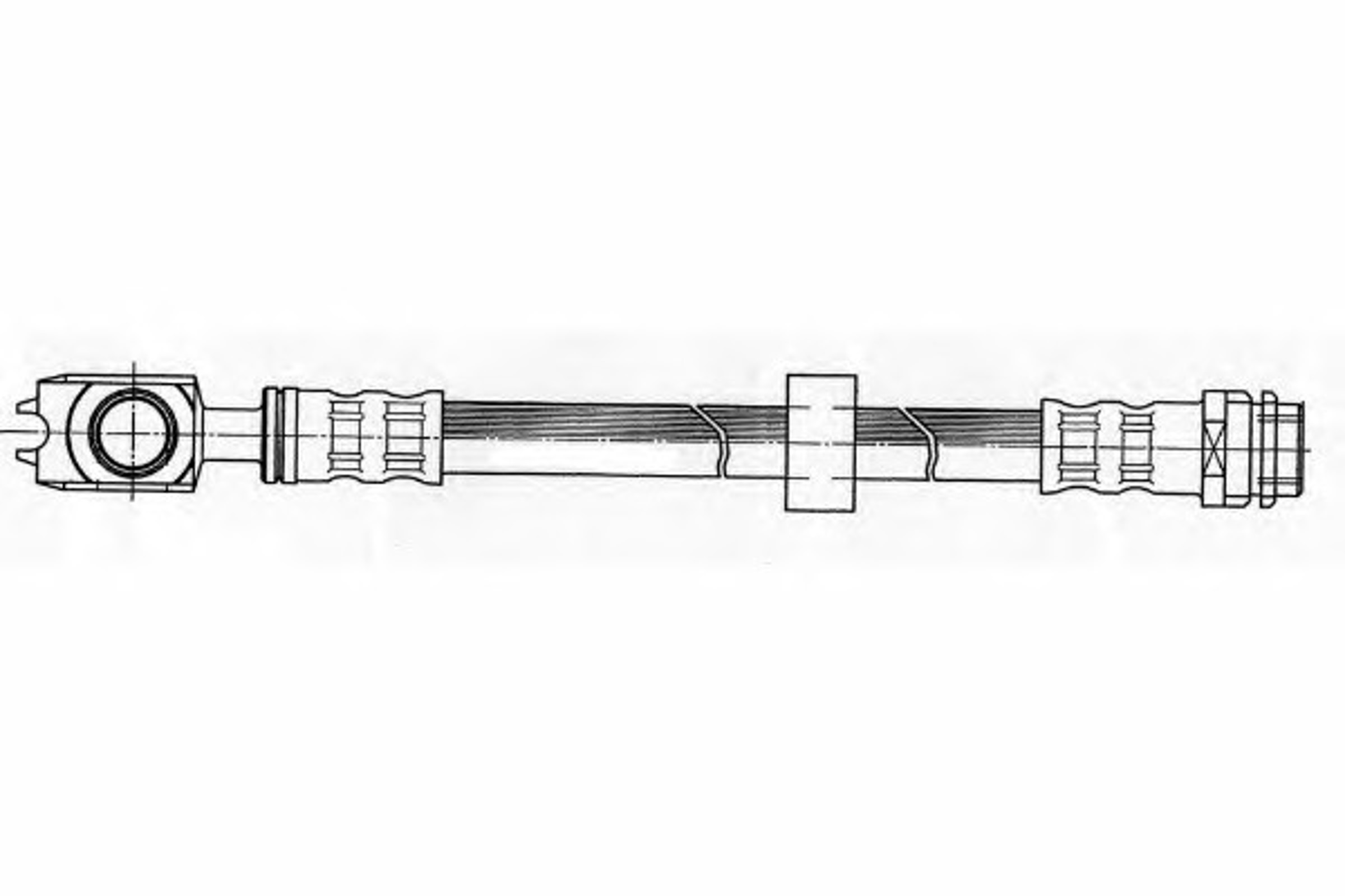 Шланг тормозной FERODO FHY2446