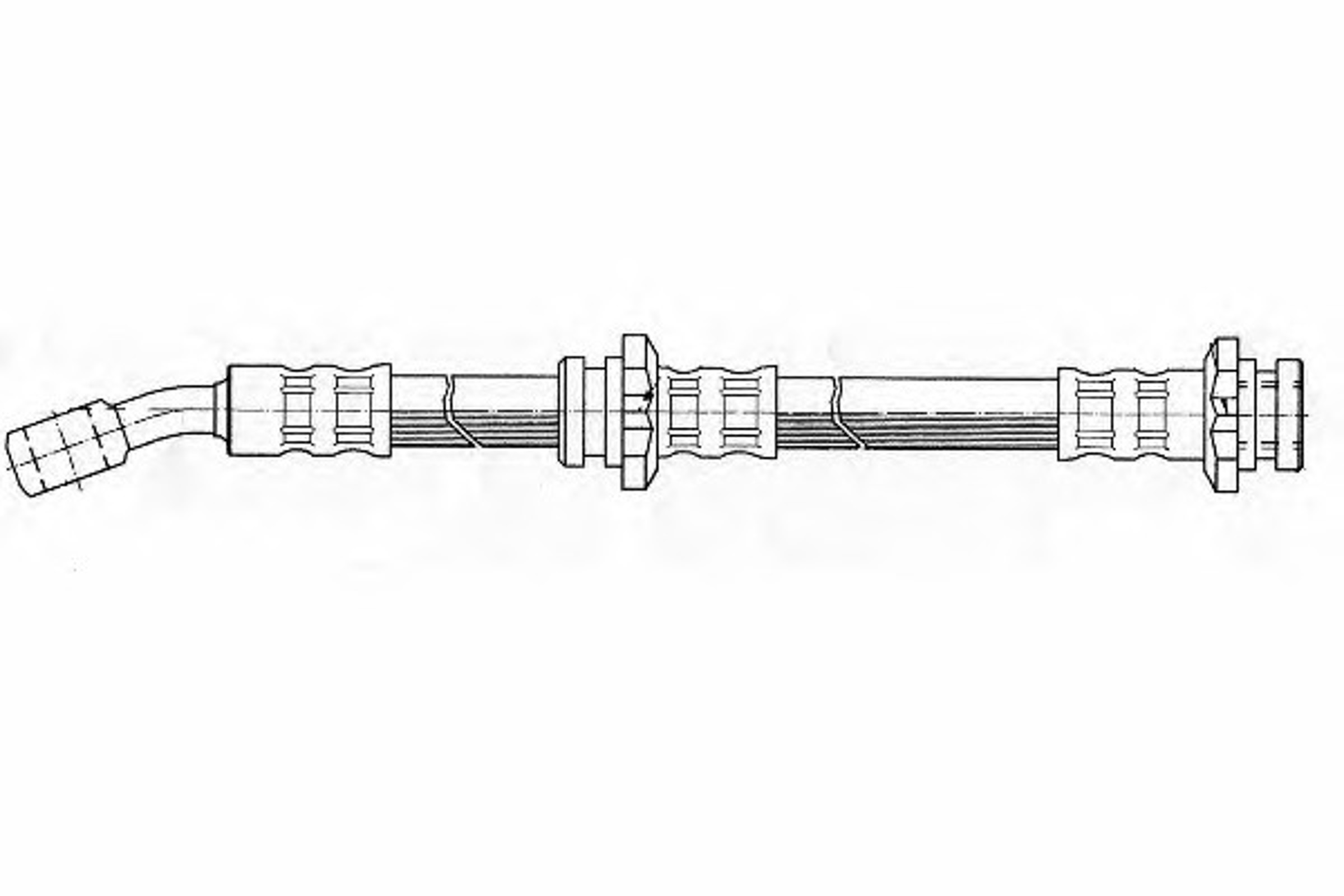 Шланг тормозной FERODO FHY2463