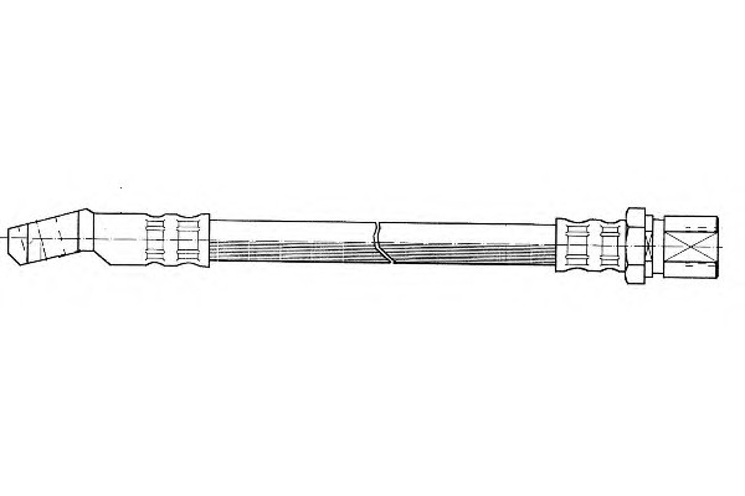 Шланг тормозной FERODO FHY2487