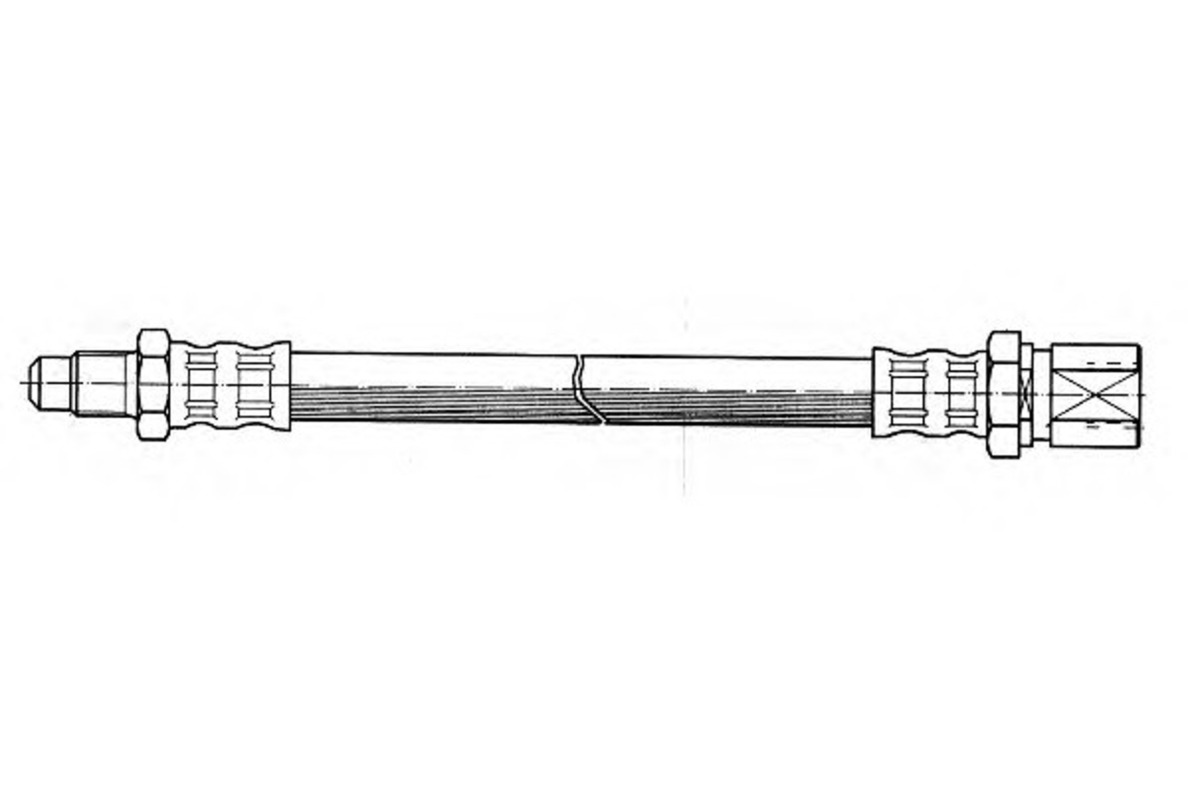 Шланг тормозной FERODO FHY2488