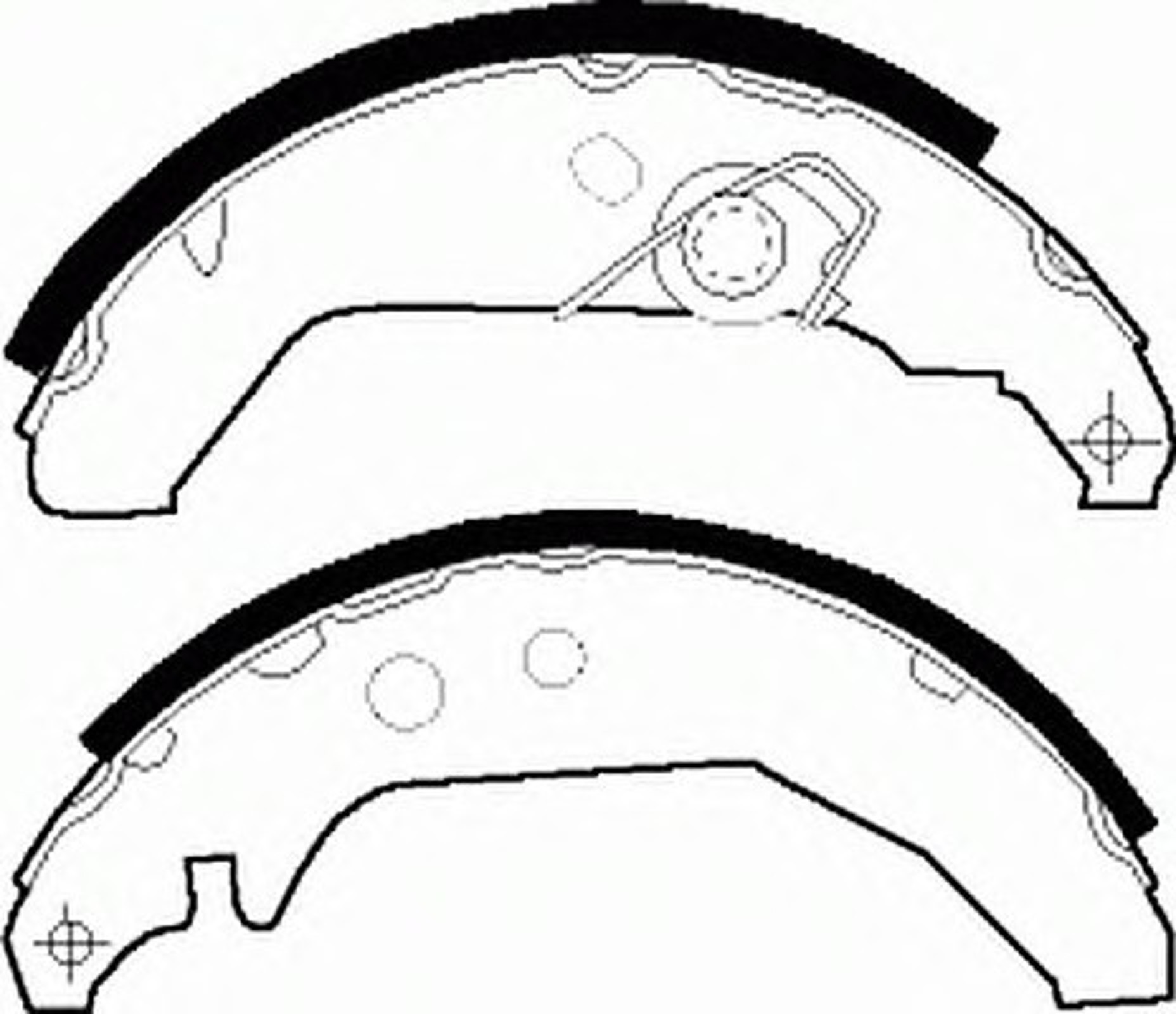Колодки тормозные барабанные FERODO FSB265