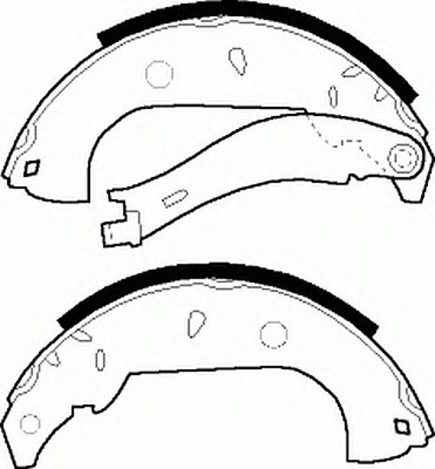 Колодки тормозные барабанные FERODO FSB307