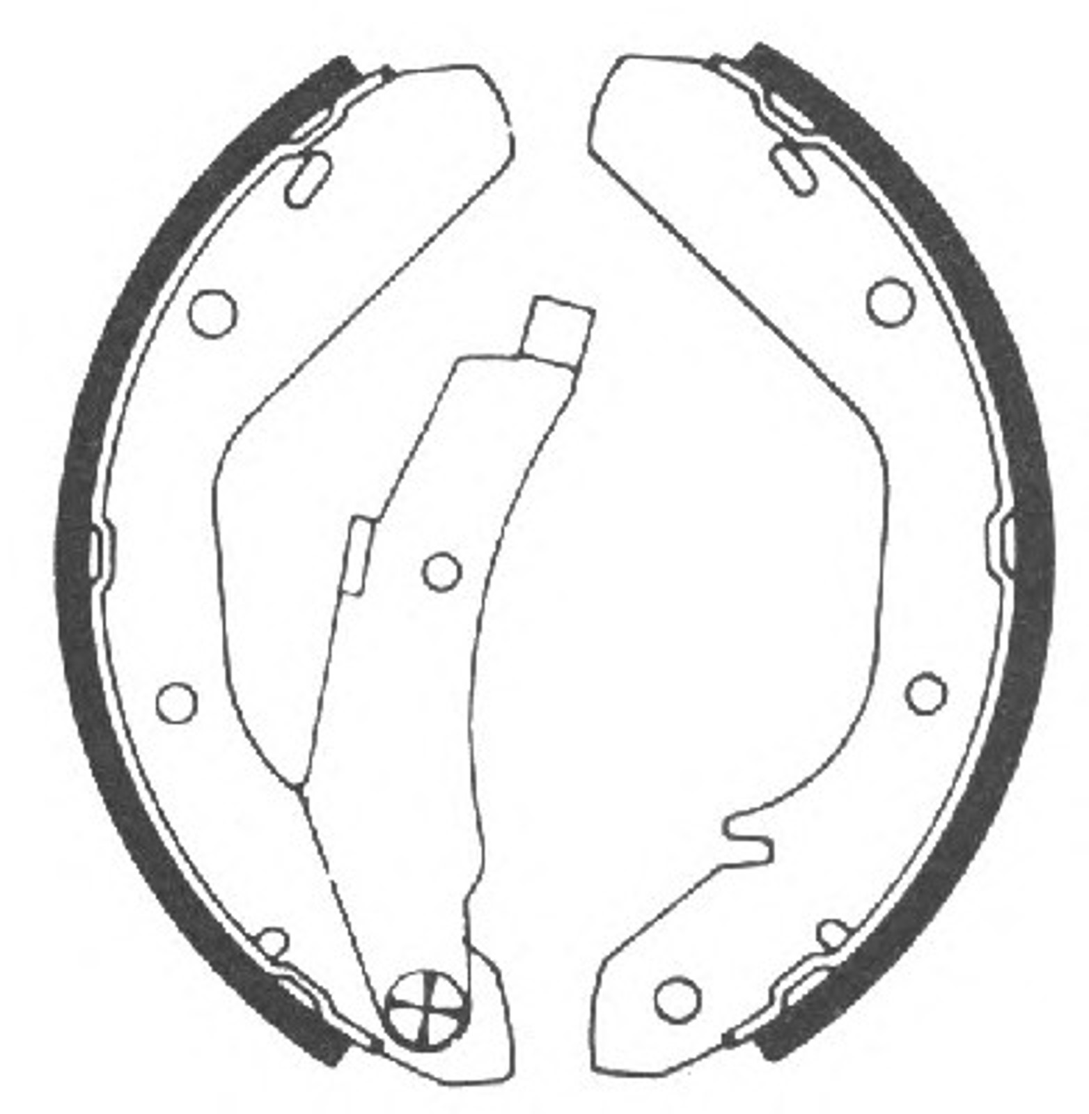 Комплект тормозных колодок FERODO FSB38