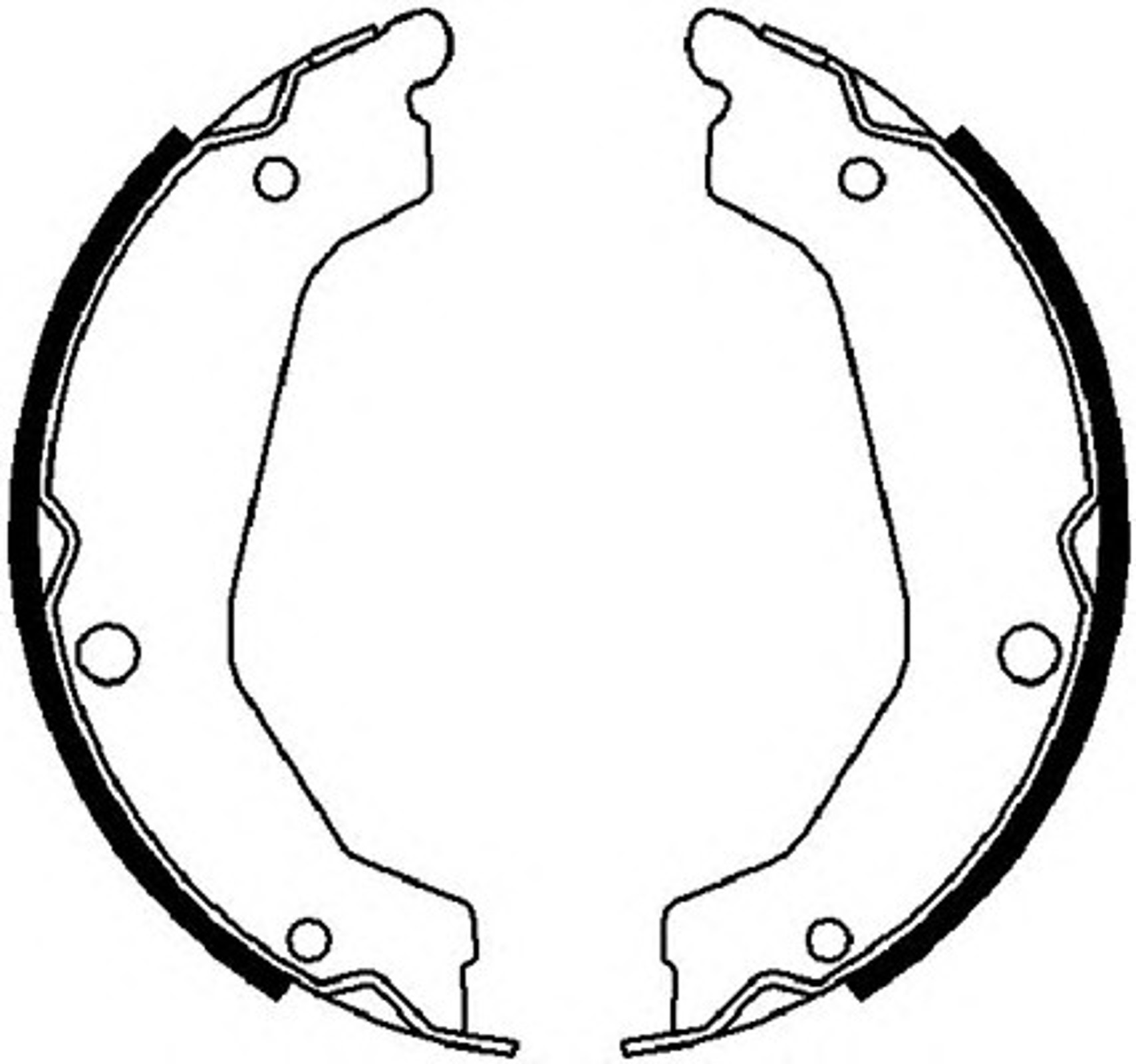 Комплект тормозных колодок стояночная тормозная система FERODO FSB4020