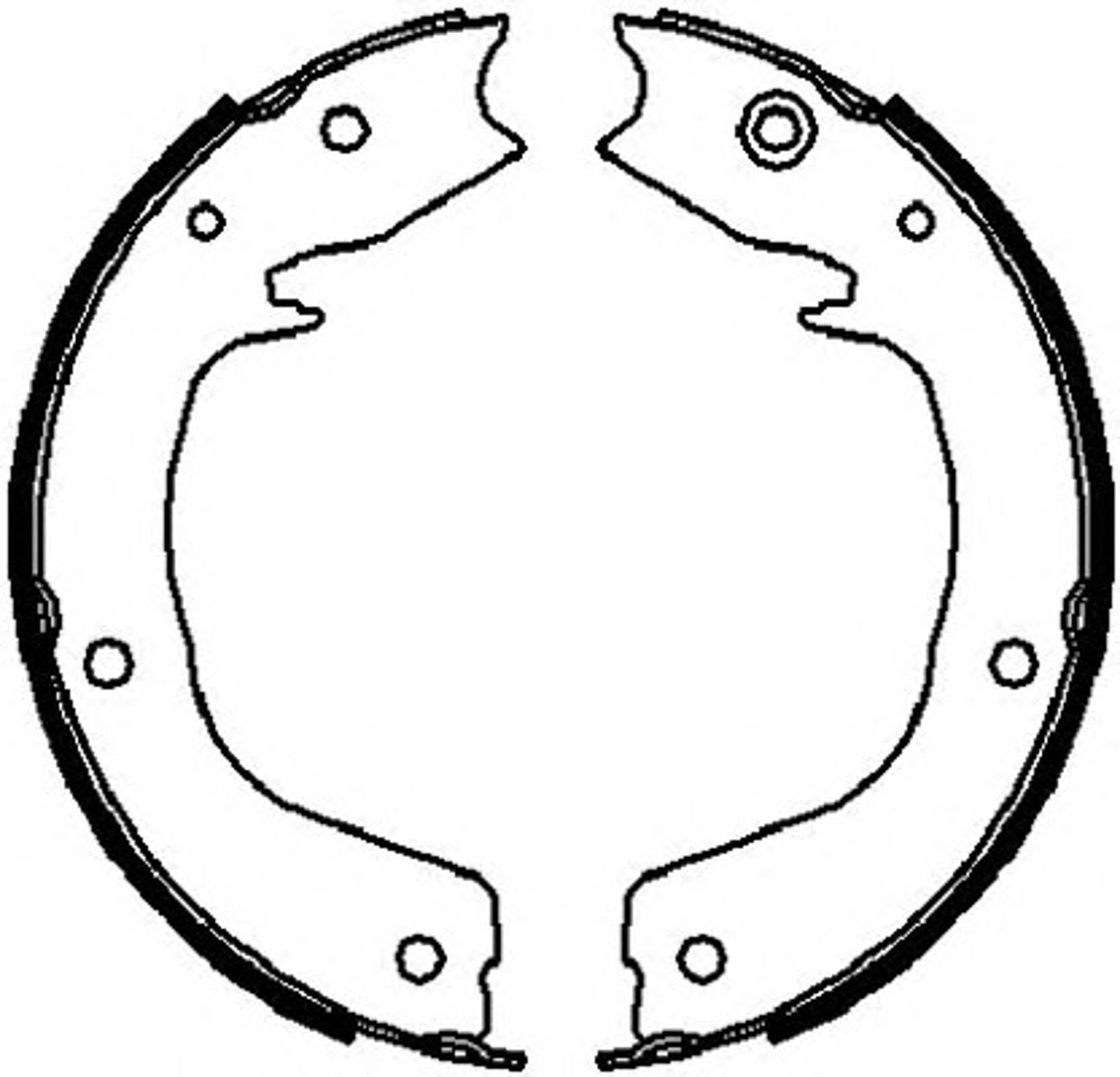 Колодки тормозные барабанные FERODO FSB4027