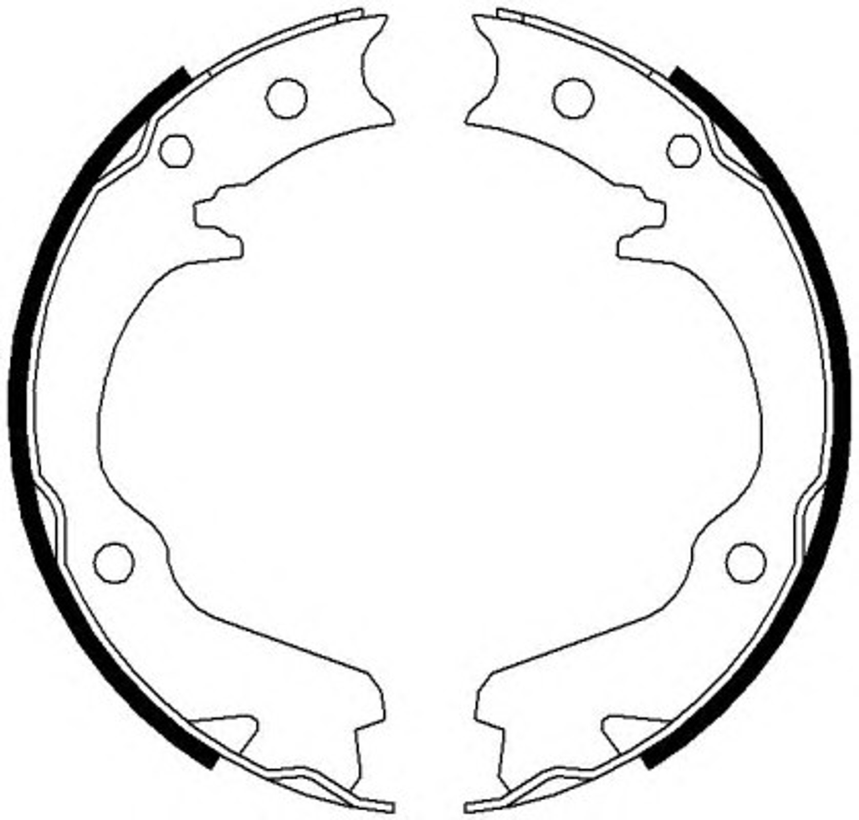 Комплект тормозных колодок стояночная тормозная система FERODO FSB673