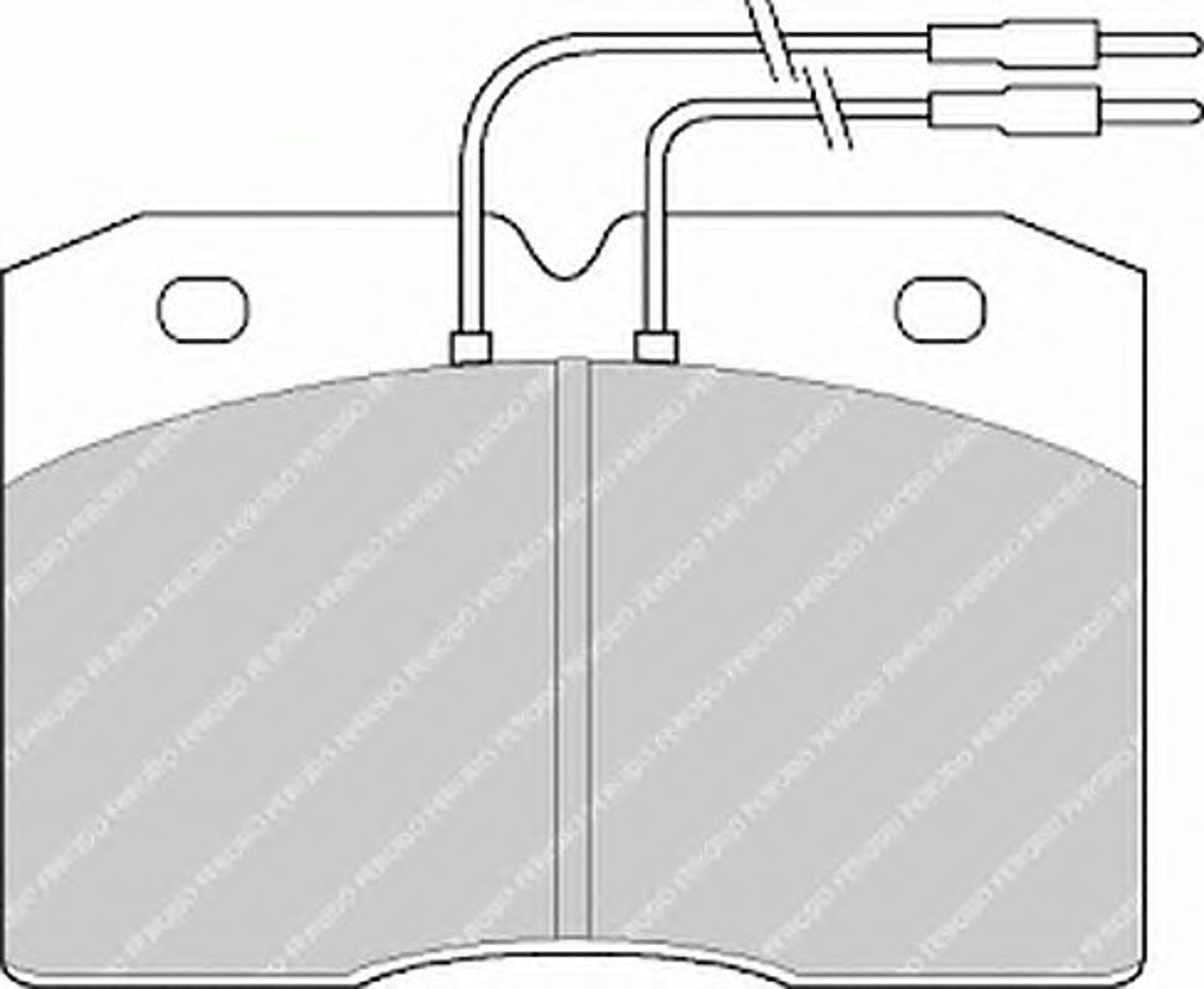 Колодки тормозные дисковые FERODO FVR377