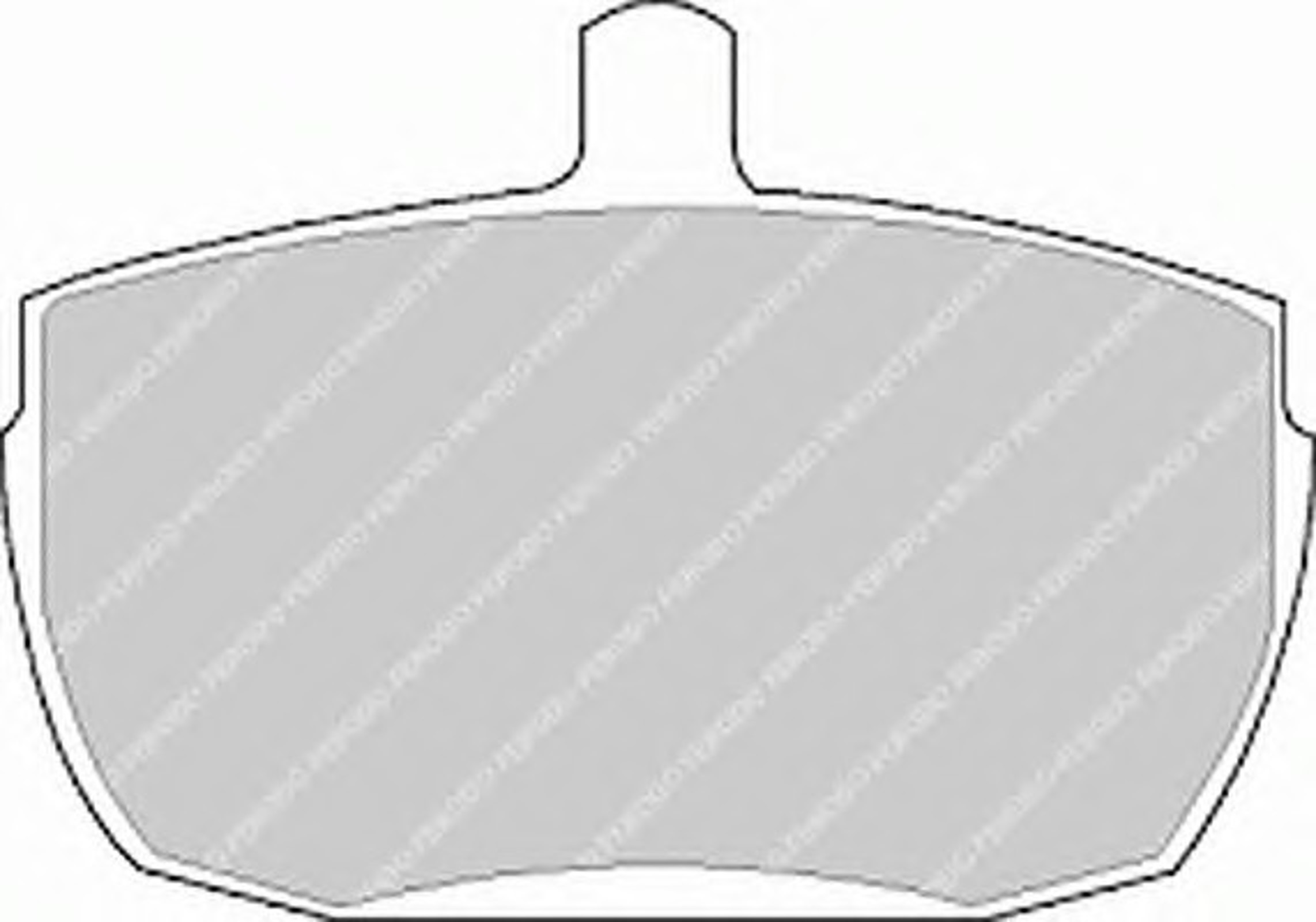 Колодки тормозные дисковые FERODO FVR829