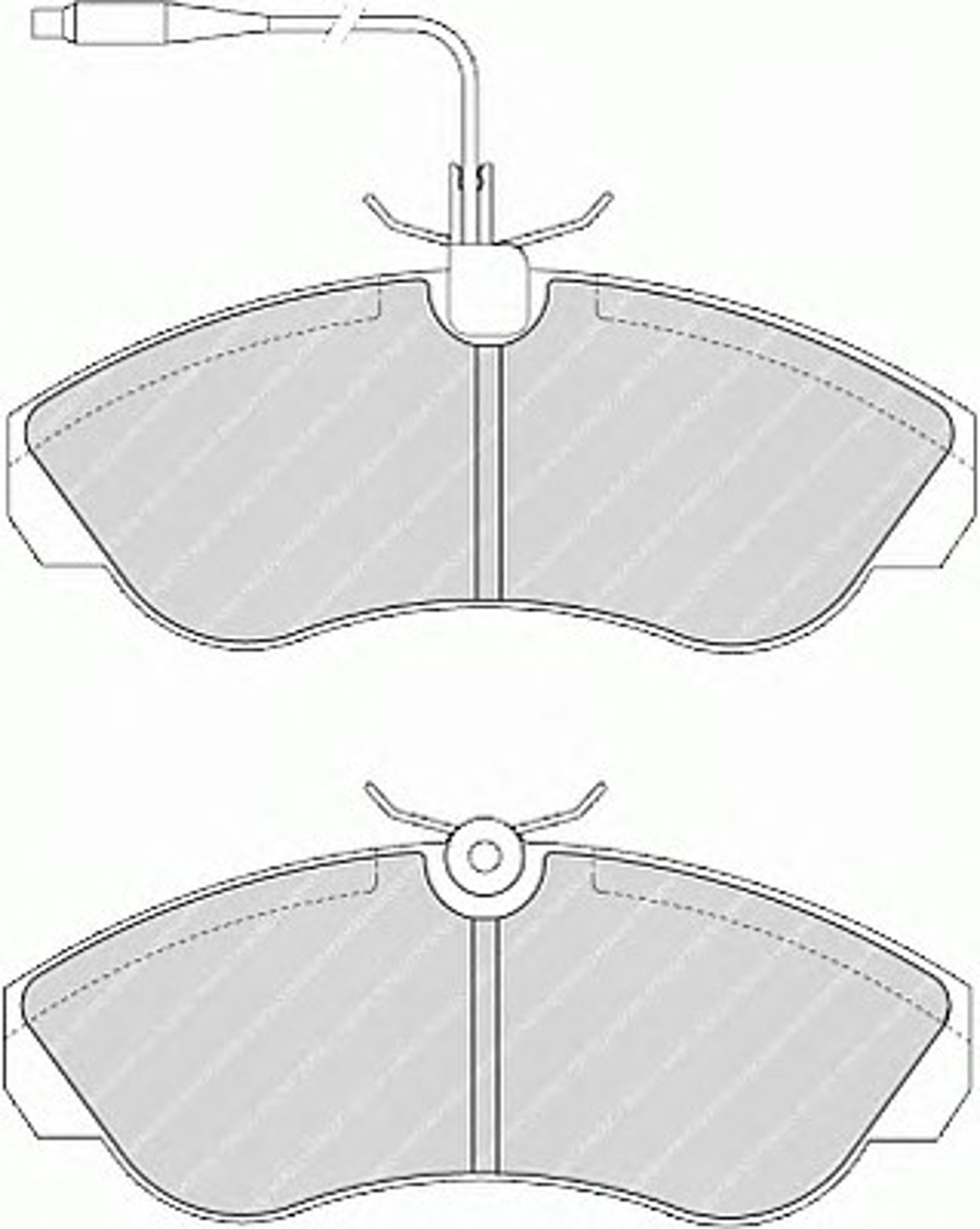 Колодки тормозные дисковые FERODO FVR968