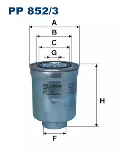 Топливный фильтр FILTRON PP852/3
