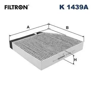 Воздушный фильтр салона filtron (без рамки)