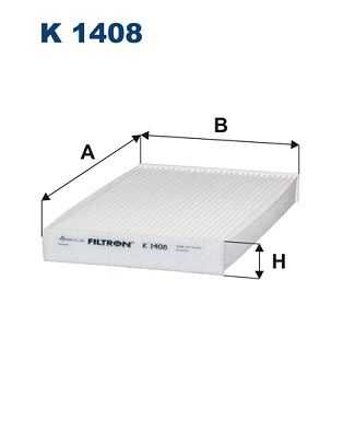 Фильтр салонный FILTRON K1408