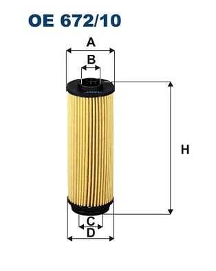 Фильтр масляный FILTRON OE672/10