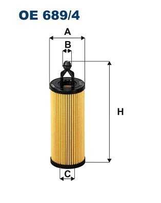 Фильтр масляный двс FILTRON OE689/4