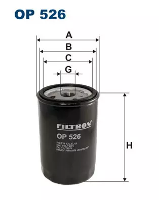 Масляный фильтр FILTRON OP 526