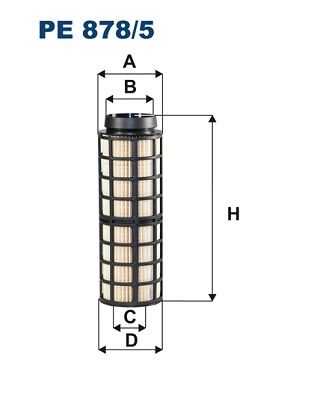 Фильтр топливный FILTRON PE878/5