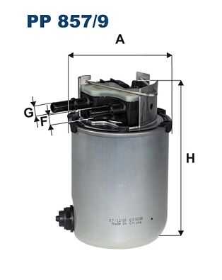 Фильтр топливный FILTRON PP857/9