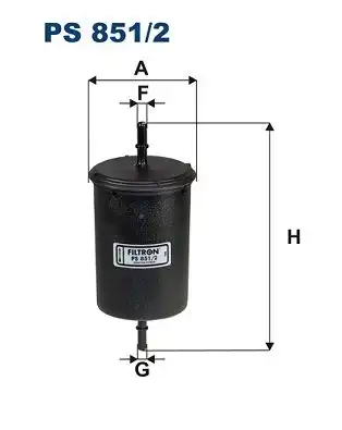 Топливный фильтр gaz uaz(инжектор штуцер) filtron ps851/2eko-03.23 FILTRON PS 851/2