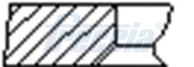 Fr10-376600 комплект поршневых колец на 1 цилиндр peugeot