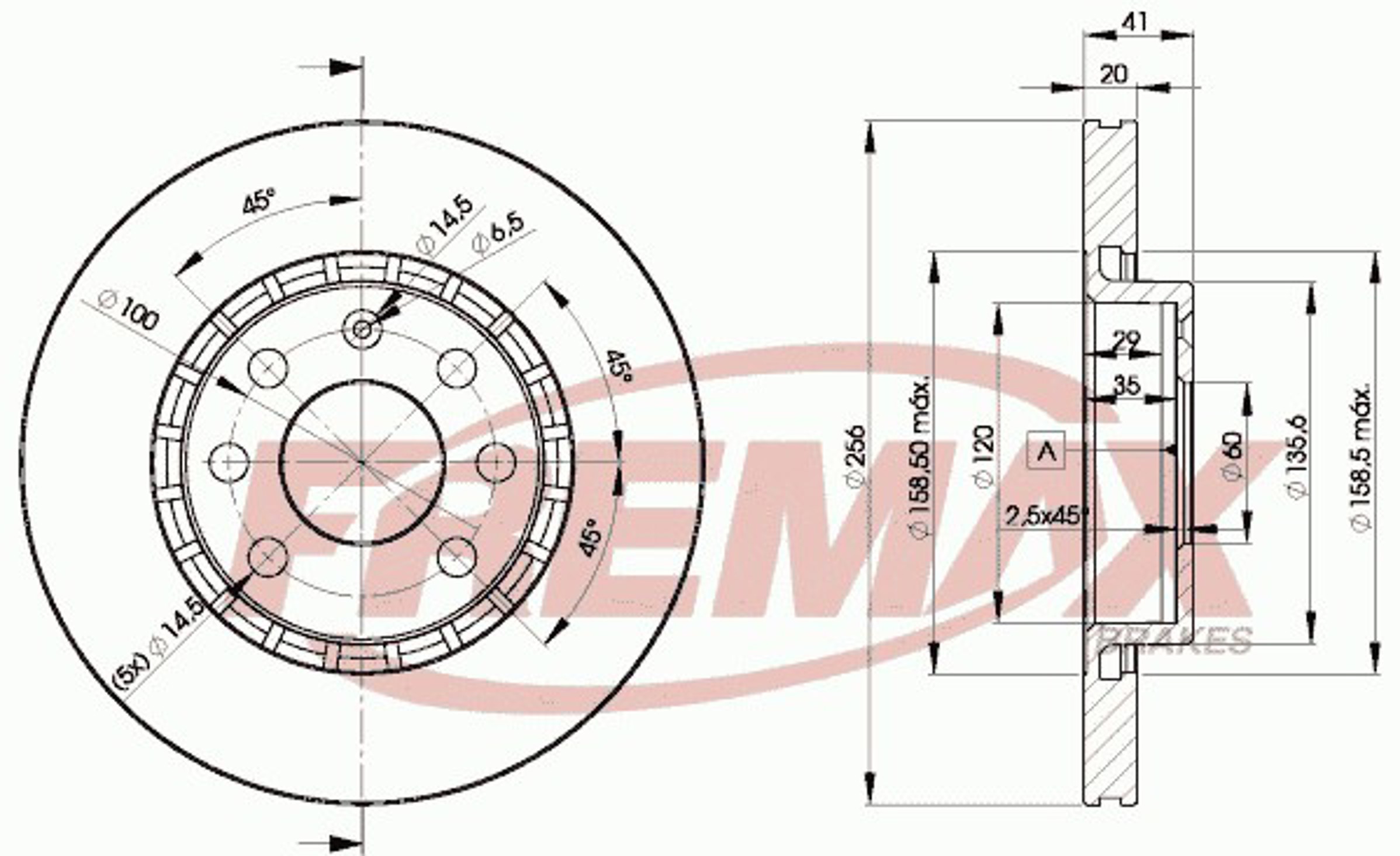 Диск тормозной FREMAX BD-9046