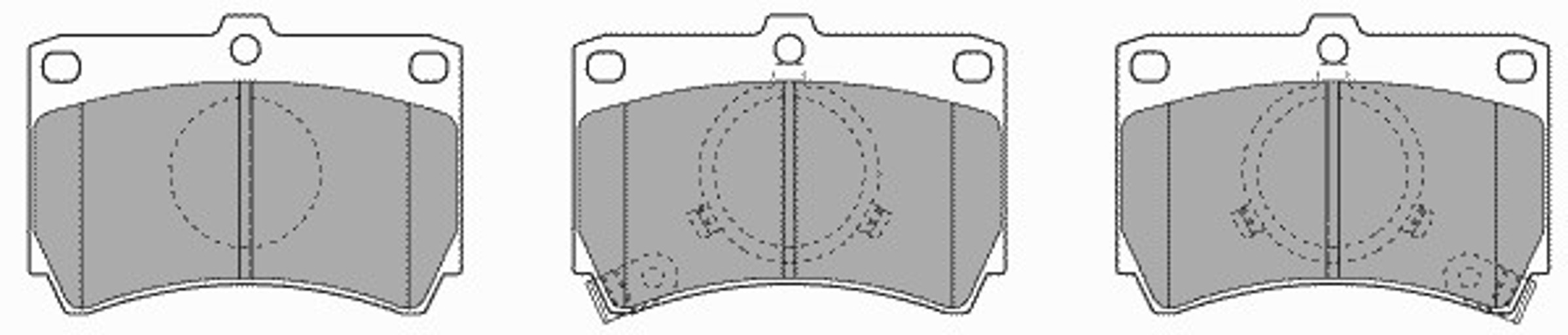 Комплект тормозных колодок дисковый тормоз FREMAX FBP-0537