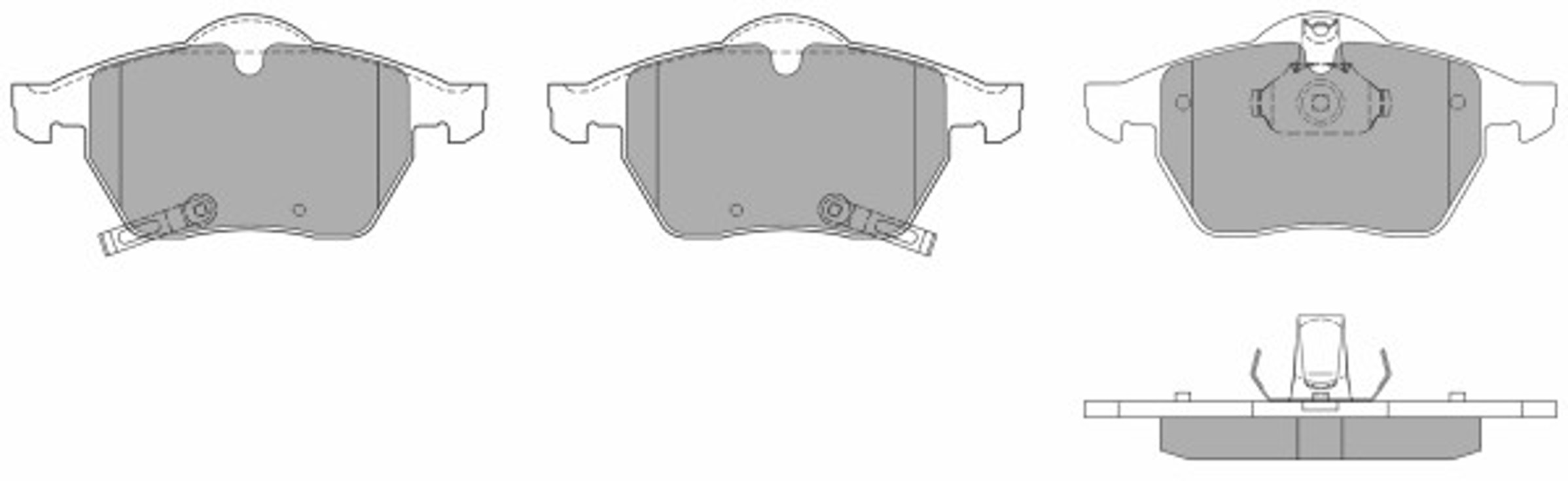 Колодки тормозные дисковые FREMAX FBP-0998-01