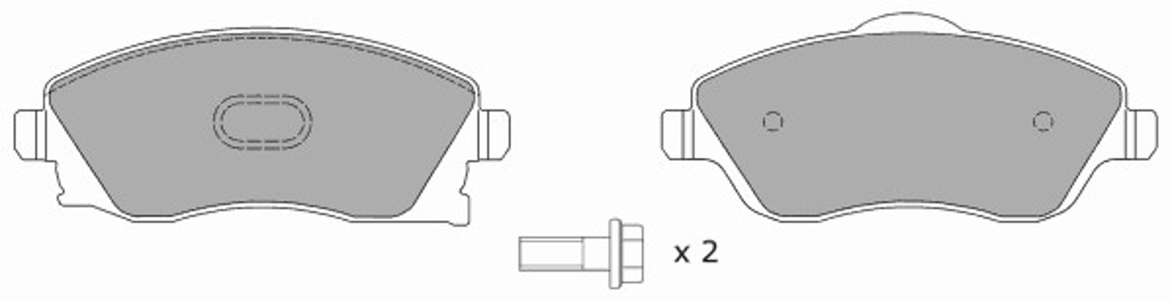 Колодки тормозные дисковые комплект FREMAX FBP-1208