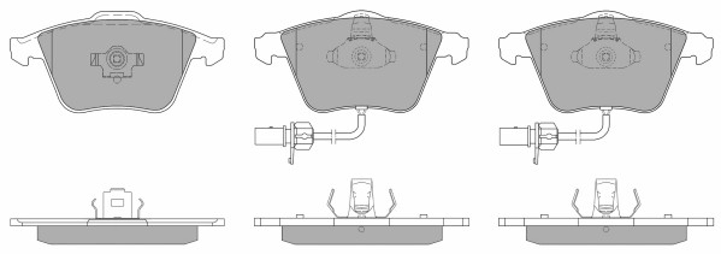 Комплект тормозных колодок дисковый тормоз FREMAX FBP-1302-01