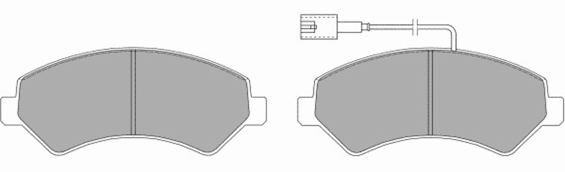 Комплект тормозных колодок дисковый тормоз FREMAX FBP-1478