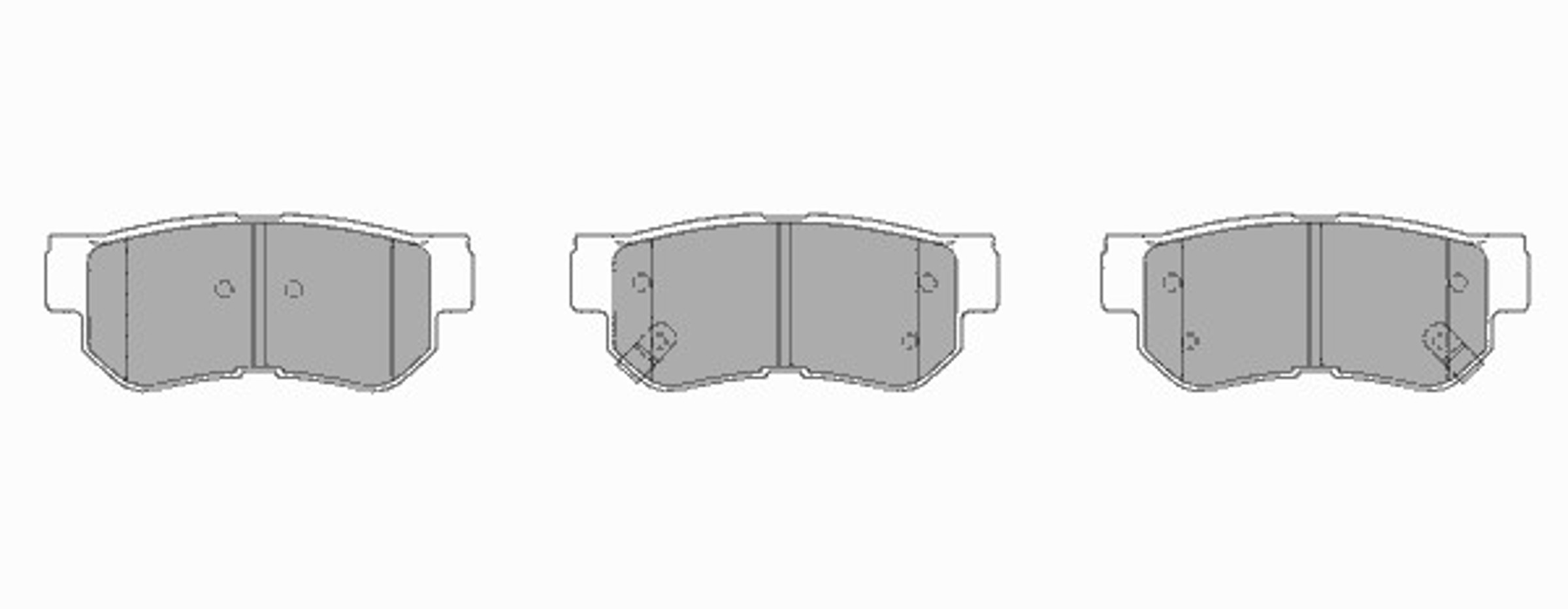 Комплект тормозных колодок дисковый тормоз FREMAX FBP-1615