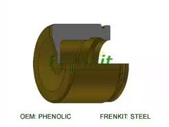 Поршень корпуса скобы тормоза FRENKIT P605103