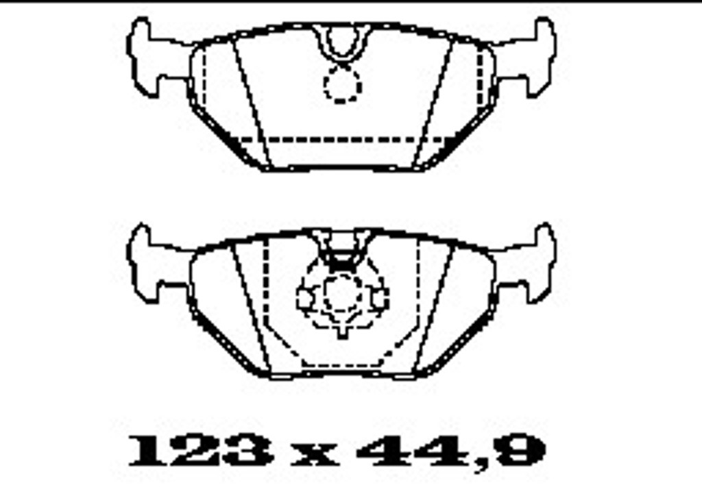 Комплект тормозных колодок дисковый тормоз FTE BL1204A2