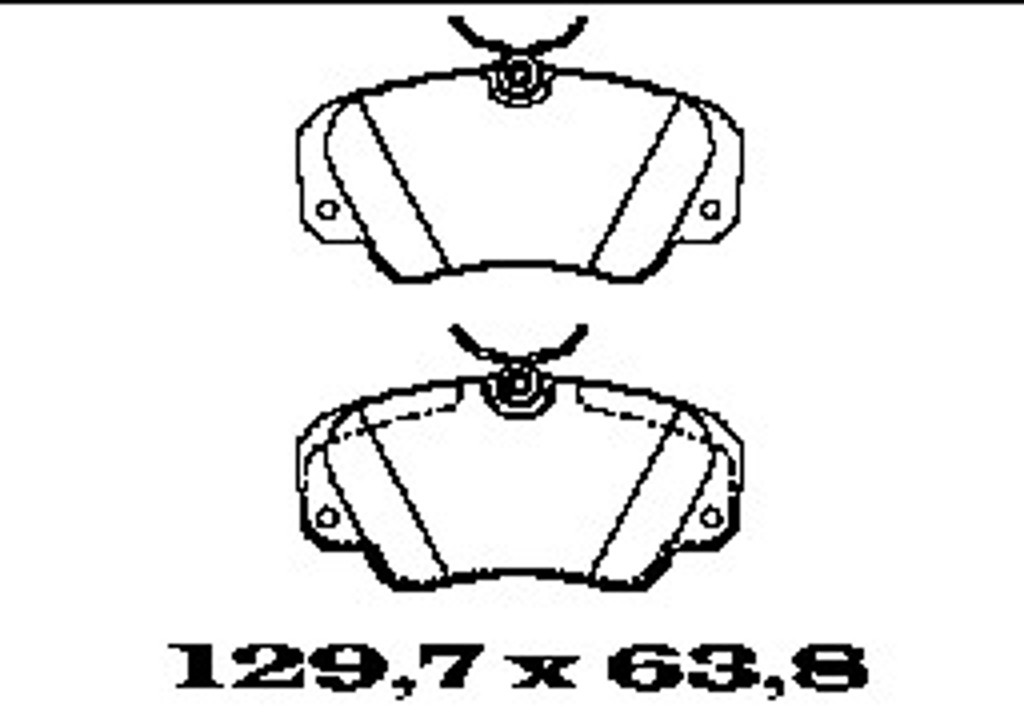 Комплект тормозных колодок дисковый тормоз FTE BL1305A3