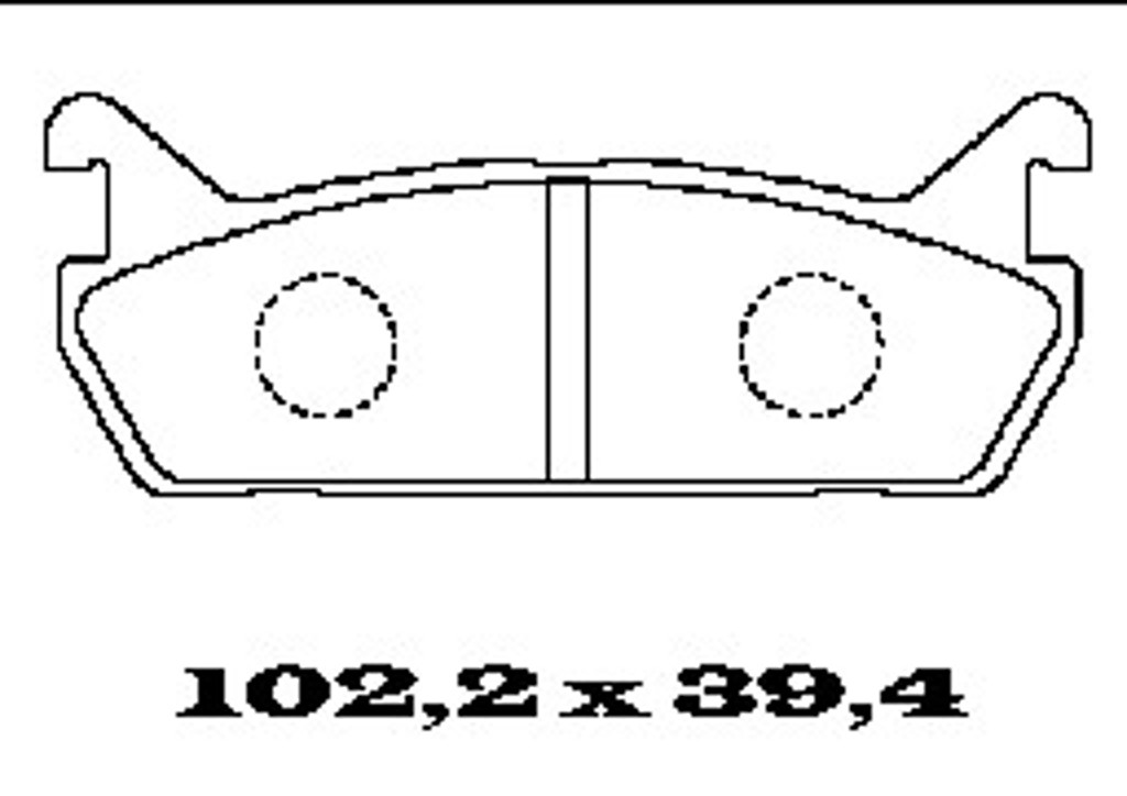 Комплект тормозных колодок дисковый тормоз FTE BL1344A1
