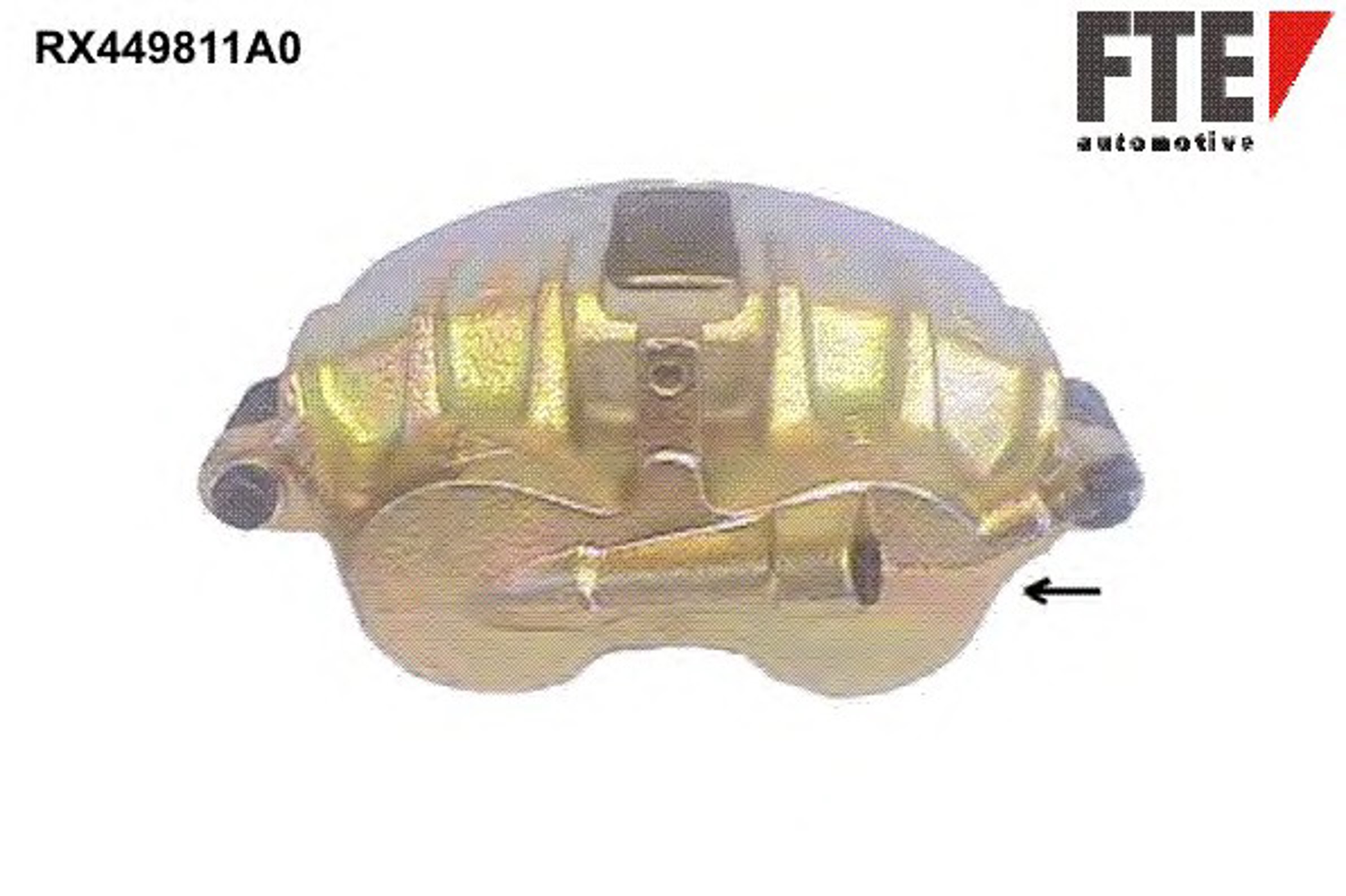 Суппорт тормозной FTE RX449811A0