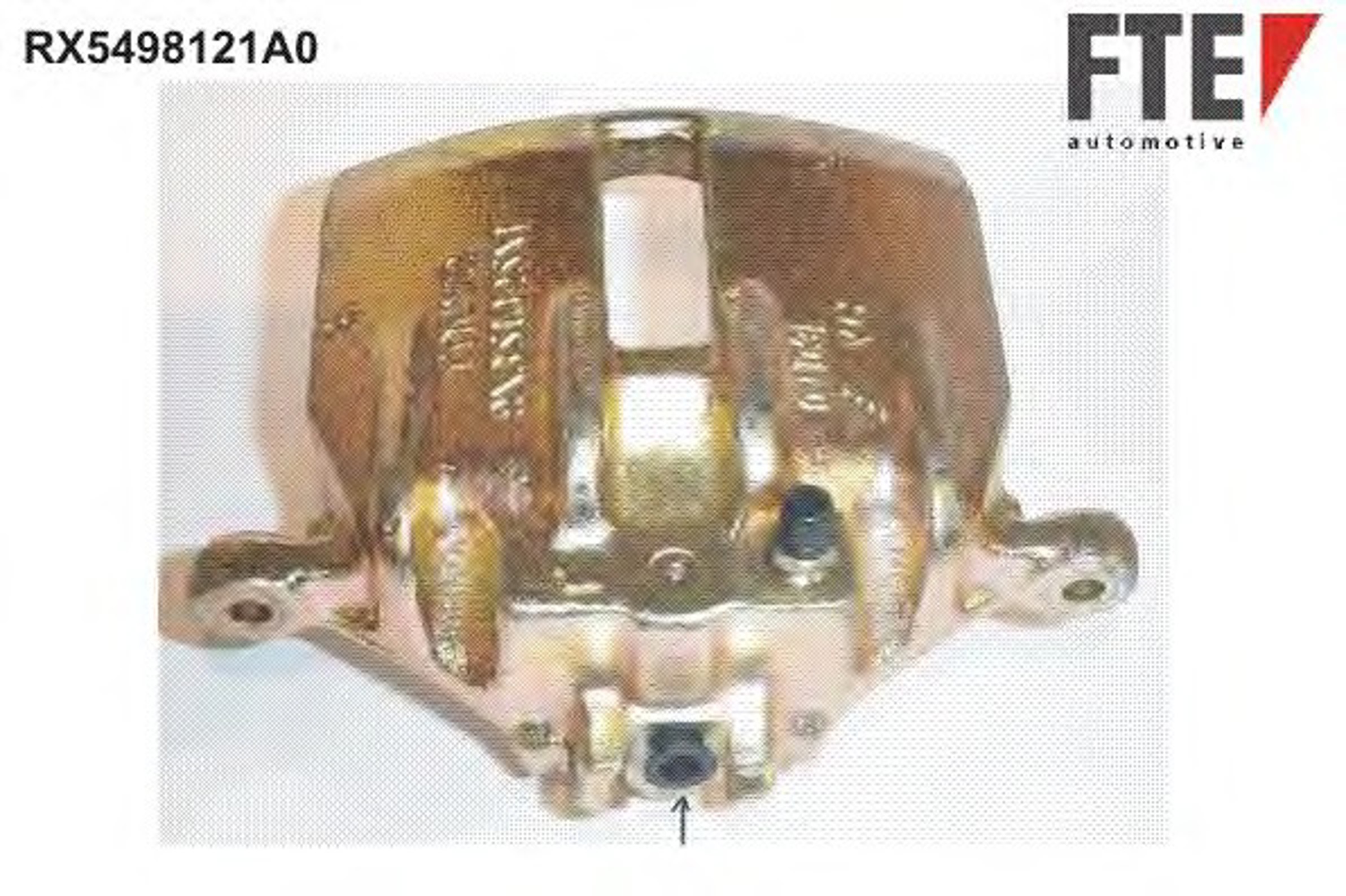Суппорт тормозной FTE RX5498121A0