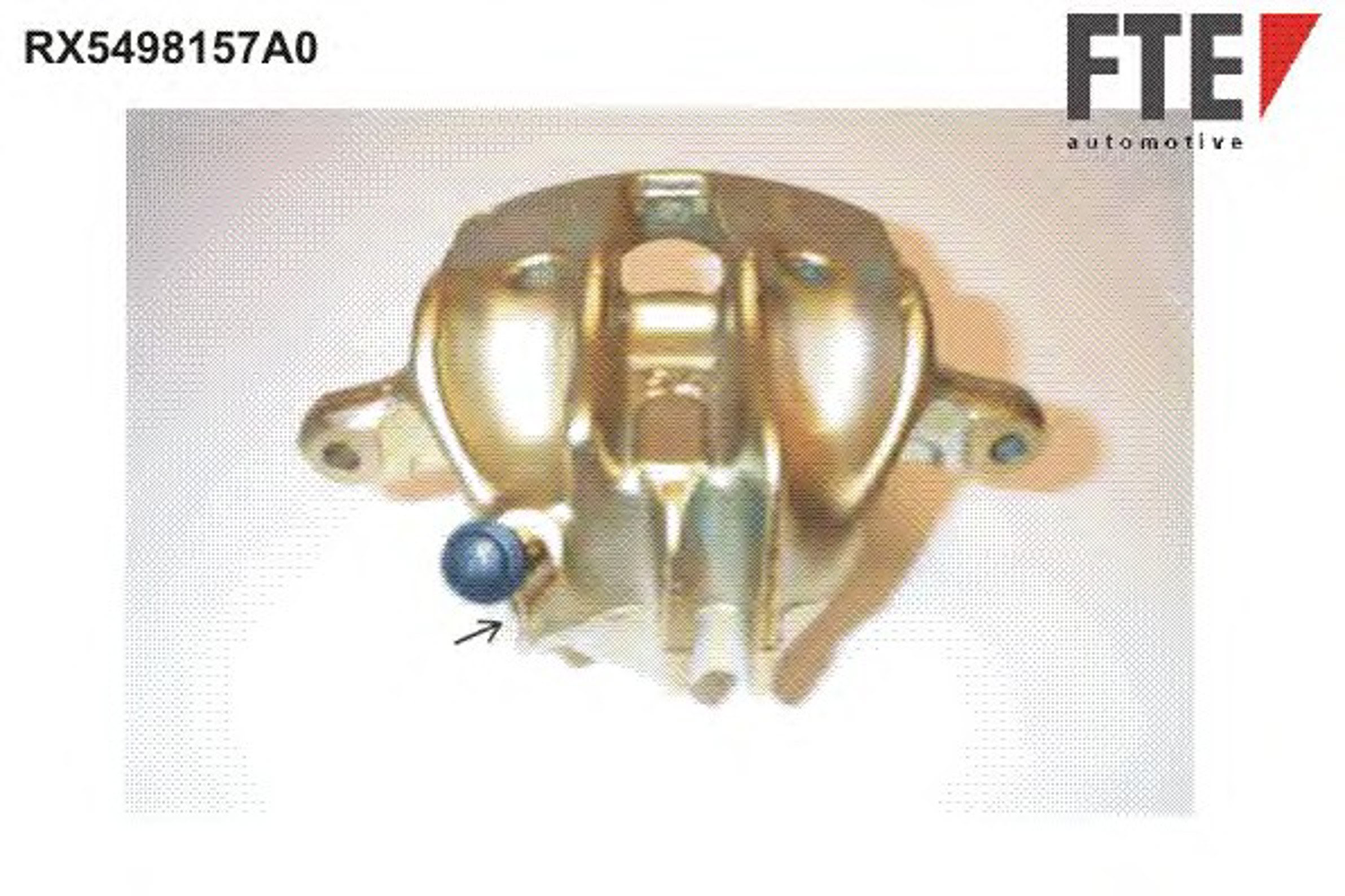 Суппорт тормозной FTE RX5498157A0