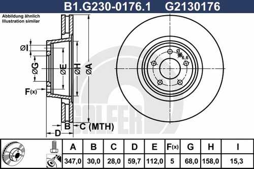 Тормозные диски GALFER B1-G230-0176-1