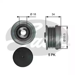 Механизм свободного хода генератора drivealign GATES OAP7202