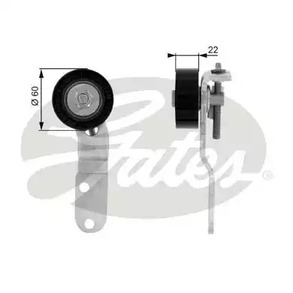Натяжной ролик поликлинового ремня GATES T36074